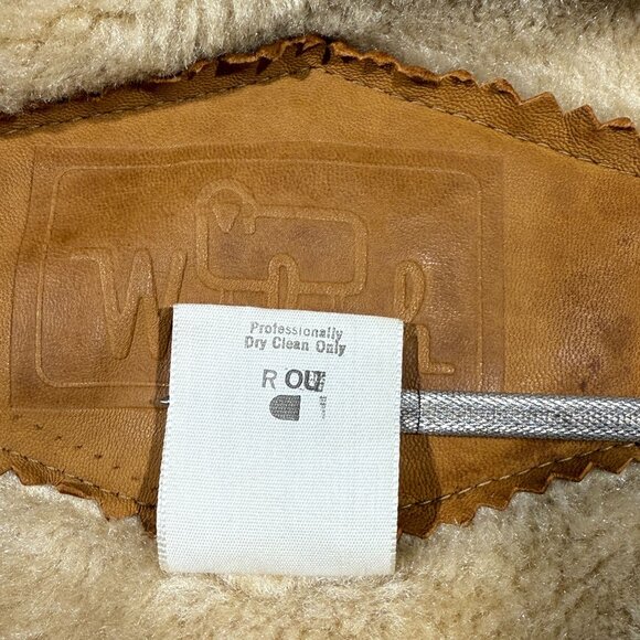 Woolrich Mens Medium Plaid Wool Blend Jacket Talon Zipper Sherpa Lining 70's - Picture 7 of 14